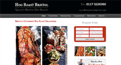 Desktop Screenshot of hogroastbristol.com
