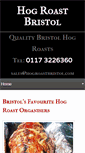 Mobile Screenshot of hogroastbristol.com
