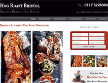 Tablet Screenshot of hogroastbristol.com